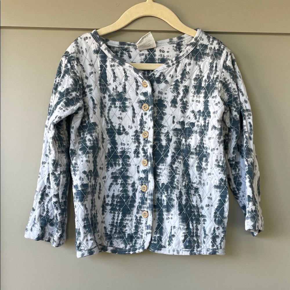 *5 for $20* Kate Quinn the Woods Shirobi quilted cardigan 4T